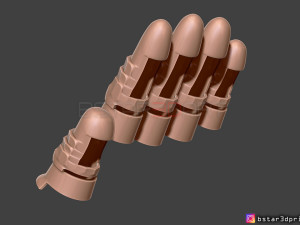 cloud finger armor - final fantasy vii remake ps4 for cosplay 3d print model 3D Print Model