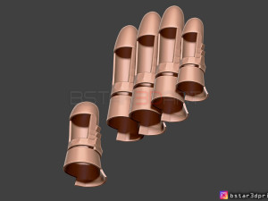 cloud finger armor - final fantasy vii remake ps4 for cosplay 3d print model 3D Print Model