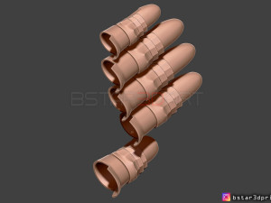 cloud finger armor - final fantasy vii remake ps4 for cosplay 3d print model 3D Print Model