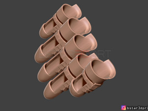 cloud finger armor - final fantasy vii remake ps4 for cosplay 3d print model 3D Print Model