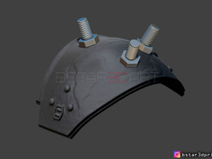 cloud shoulder armor - final fantasy vii remake ps4 3d print model 3D Print Model