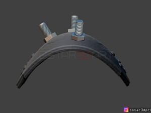 cloud shoulder armor - final fantasy vii remake ps4 3d print model Modelo de impresión 3D