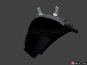 cloud shoulder armor - final fantasy vii remake ps4 3d print model Modelo de impresión 3D