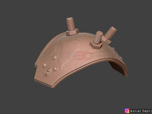 cloud shoulder armor - final fantasy vii remake ps4 3d print model Modelo de impresión 3D