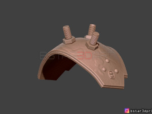 cloud shoulder armor - final fantasy vii remake ps4 3d print model Modelo de impresión 3D