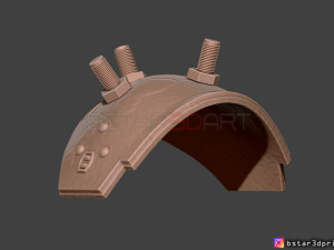 cloud shoulder armor - final fantasy vii remake ps4 3d print model Modelo de impresión 3D