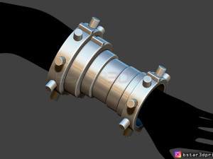 cloud arm armor - final fantasy vii remake ps4 3d print model 3D-printmodel