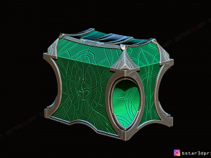 casket of ancient winter - marvel comic 3d print model 3Dプリントモデル