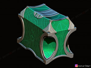 casket of ancient winter - marvel comic 3d print model 3Dプリントモデル