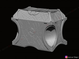 casket of ancient winter - marvel comic 3d print model 3Dプリントモデル