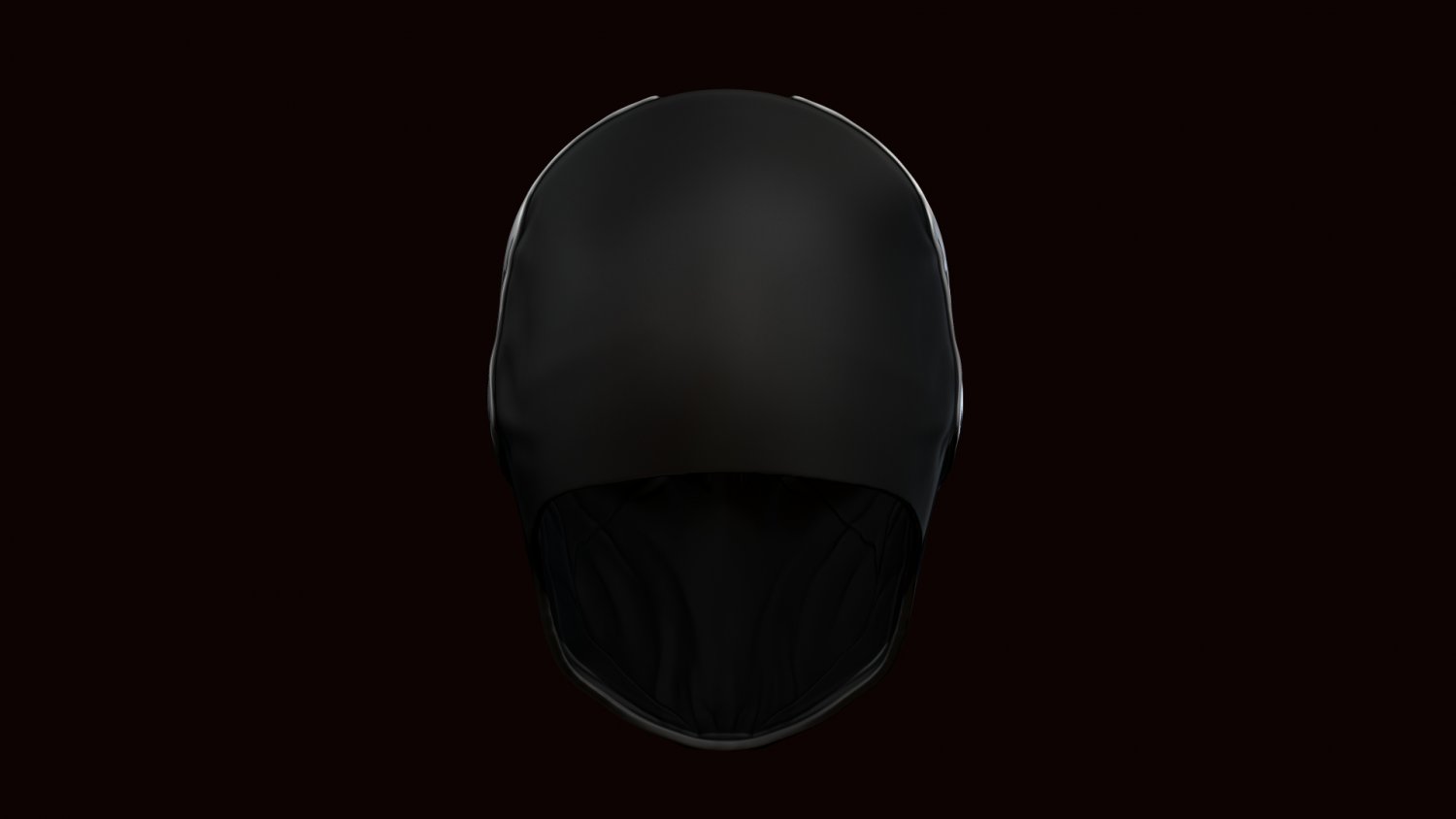 black faceless mask