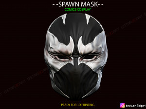 spawn comic mask Model do druku 3D