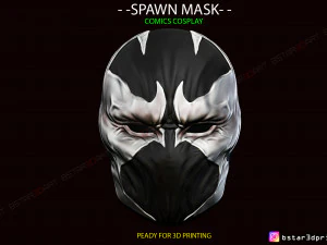 spawn comic mask 3D Print Model