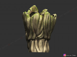 groot vase - guardians of the galaxy - marvel comics 3d print model 3Dプリントモデル