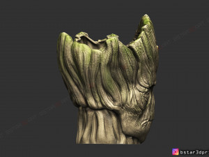 groot vase - guardians of the galaxy - marvel comics 3d print model 3Dプリントモデル
