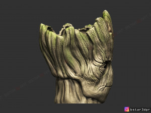 groot vase - guardians of the galaxy - marvel comics 3d print model 3Dプリントモデル