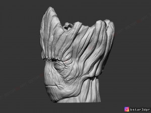 groot vase - guardians of the galaxy - marvel comics 3d print model 3Dプリントモデル
