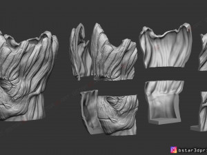 groot vase - guardians of the galaxy - marvel comics 3d print model 3Dプリントモデル