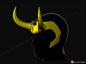 loki mask - tv series 2021 3d print model Modelo de impresión 3D