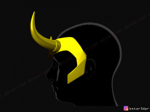 loki mask - tv series 2021 3d print model Modelo de impresión 3D
