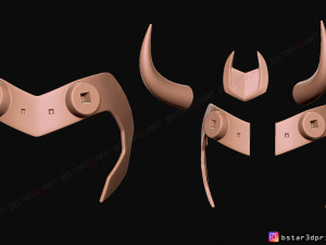 loki mask - tv series 2021 3d print model Modelo de impresión 3D