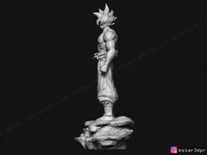 goku ultra instinct - high quality - dragon ball super 3d print model 3D Print Model