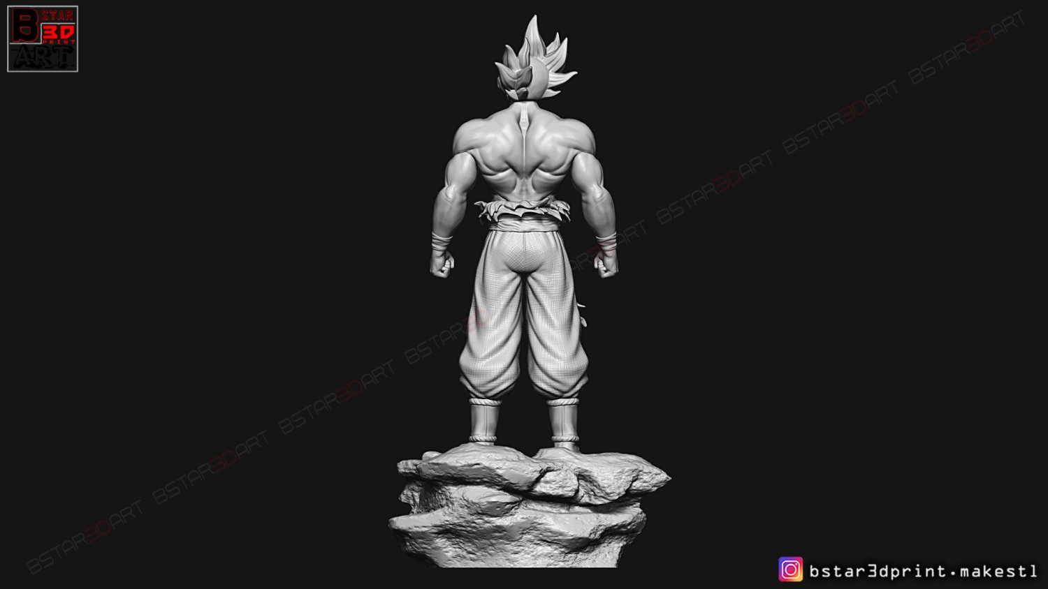 OBJ file Dragonball Z Vegeta final flash 🐉・3D printing template