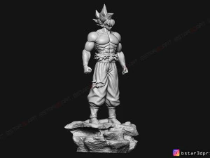 goku ultra instinct - high quality - dragon ball super 3d print model 3D Print Model