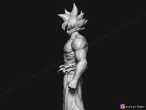 goku ultra instinct - high quality - dragon ball super 3d print model 3Dプリントモデル