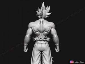 goku ultra instinct - high quality - dragon ball super 3d print model 3D Print Model