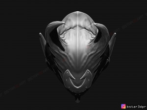 skyrim daedric helmet -the elder scrolls masks 3d print model 3D-printmodel