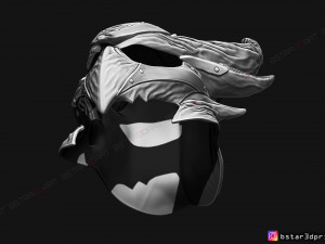 skyrim daedric helmet -the elder scrolls masks 3d print model 3D-printmodel