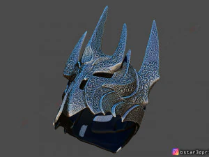 sauron helmet - lord of the rings 3d print model 3D Print Model