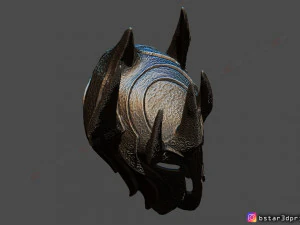 sauron helmet - lord of the rings 3d print model 3D Print Model