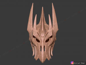 sauron helmet - lord of the rings 3d print model 3D Print Model