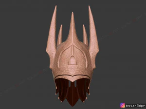 sauron helmet - lord of the rings 3d print model 3D Print Model