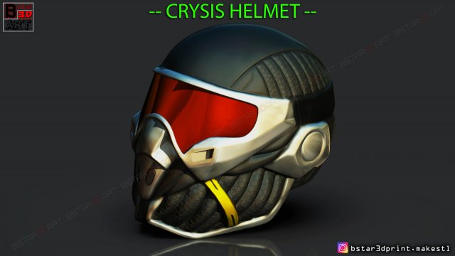 crysis helmet 3d print model Model do druku 3D .c4d .max .obj .3ds .fbx .stl .blend 