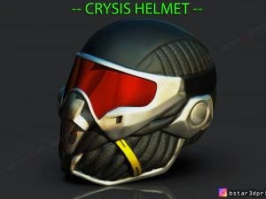 modelo de impressão 3D do capacete crysis Modelo de Impressão 3D