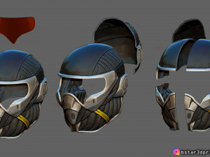 crysis helmet 3d print model Model do druku 3D