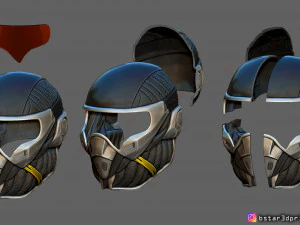 crysis helmet 3d print model 3D Print Model