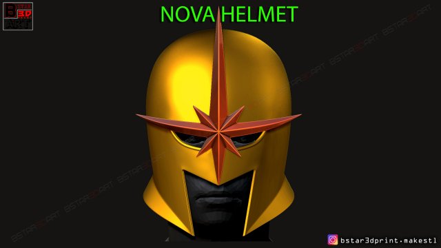 nova prime helmet - marvel costumes 3d print model Modelo de impresión 3D .c4d .max .obj .3ds .fbx .stl .blend 