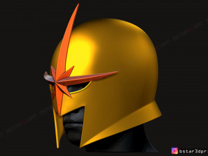 nova prime helmet - marvel costumes 3d print model Modelo de impresión 3D