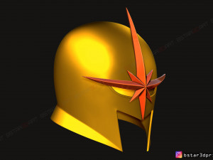 nova prime helmet - marvel costumes 3d print model Modelo de impresión 3D