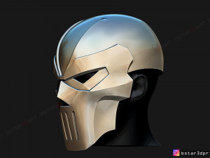 phantasm helmet - casey jones mask scale 11 for cosplay 3Dプリントモデル