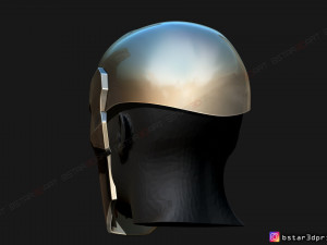 phantasm helmet - casey jones mask scale 11 for cosplay 3Dプリントモデル