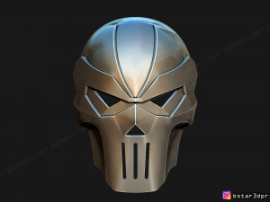 phantasm helmet - casey jones mask scale 11 for cosplay 3Dプリントモデル