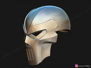 phantasm helmet - casey jones mask scale 11 for cosplay 3Dプリントモデル
