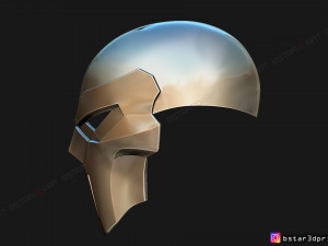 phantasm helmet - casey jones mask scale 11 for cosplay 3Dプリントモデル
