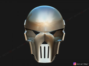 phantasm helmet - casey jones mask scale 11 for cosplay 3Dプリントモデル