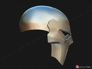 phantasm helmet - casey jones mask scale 11 for cosplay 3Dプリントモデル